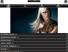 Tablet Screenshot of materiel-coiffure.com